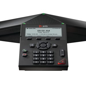 HP Poly Trio 8300 IP Conference Phone and PoE-enabled No Radio
