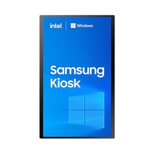 Samsung LH24KMC3BGCXXY Signage Display Kiosk design 61 cm (24") LED 250 cd/m² Full HD White Touchscreen Built-in processor Windows 10 IoT Enterprise