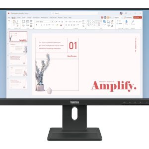 Lenovo ThinkVision E24-40 computer monitor 60.5 cm (23.8") 1920 x 1080 pixels Full HD LCD Black