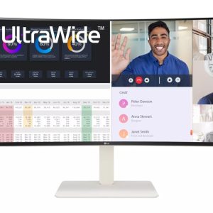 LG 38WR85QC-W computer monitor 96.5 cm (38") 3840 x 1600 pixels UltraWide Quad HD LCD White