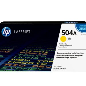 HP 504A Yellow Original LaserJet Toner Cartridge