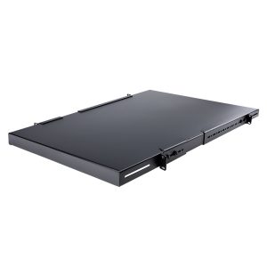 StarTech.com 1U 4-Post Adjustable Server Rack Mount Shelf - 330lbs(150 kg) - 19.5 to 38in Adjustable Mounting Depth Universal Tray for 19" AV, Data & Network Equipment Rack - 27.5in Deep