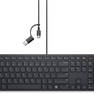DELL KB525C keyboard Office USB US English Black