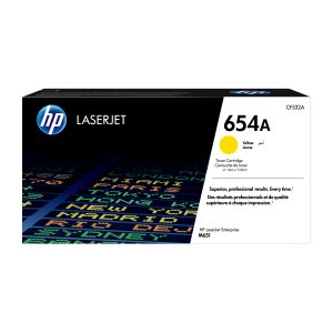 HP 654A Yellow Original LaserJet Toner Cartridge