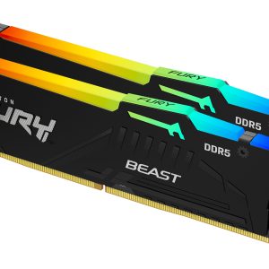 Kingston Technology FURY Beast 64GB 6000MT/s DDR5 CL36 DIMM (Kit of 2) RGB