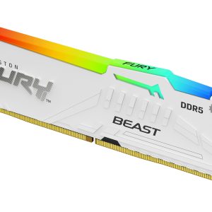 Kingston Technology FURY Beast 16GB 5600MT/s DDR5 CL36 DIMM White RGB EXPO