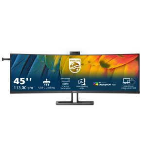 Philips 6000 series 45B1U6900CH/75 computer monitor 113 cm (44.5") 5120 x 1440 pixels UltraWide Dual Quad HD LCD Black